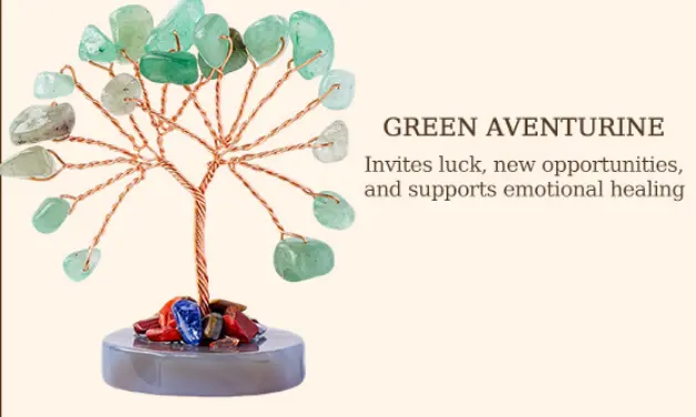 Agate Base Crystal Tree