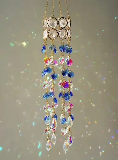 Round Sun Catcher (Blue)