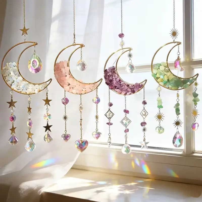 Moon Crystal Sun Catcher