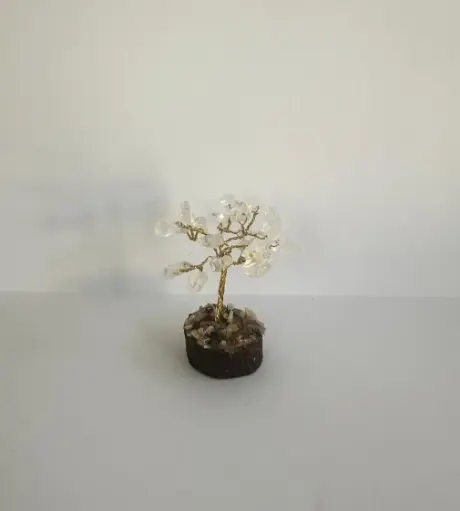 Árbol de Cristal Pequeño de Cuarzo Transparente