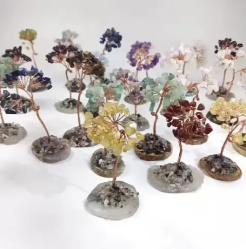 Agate Base Crystal Tree